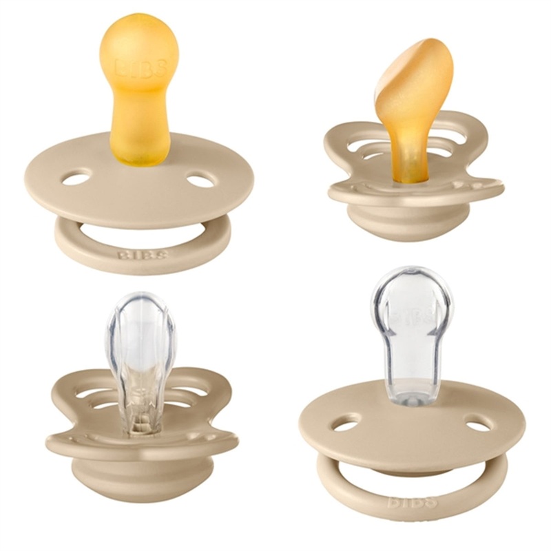 Bibs Try-it Collection Silicone\/Latex Bibs 4-pack Vanilla