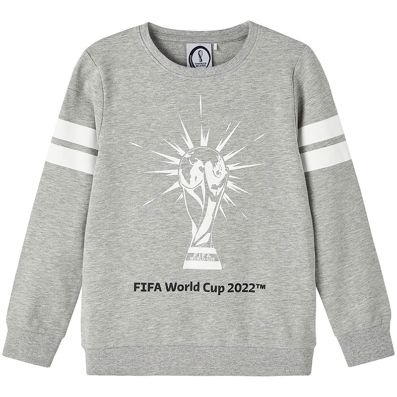 Name it Grey Melange Asger Fifa Sweatshirt