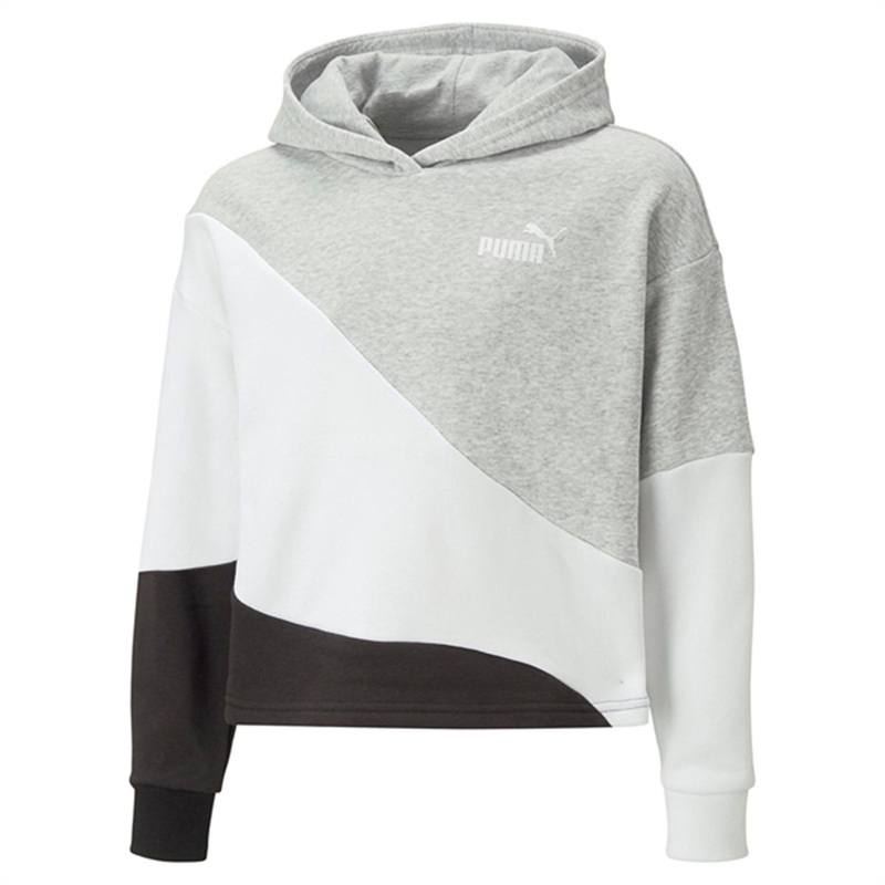 Puma Hoodie Puma Grey\/White\/Black
