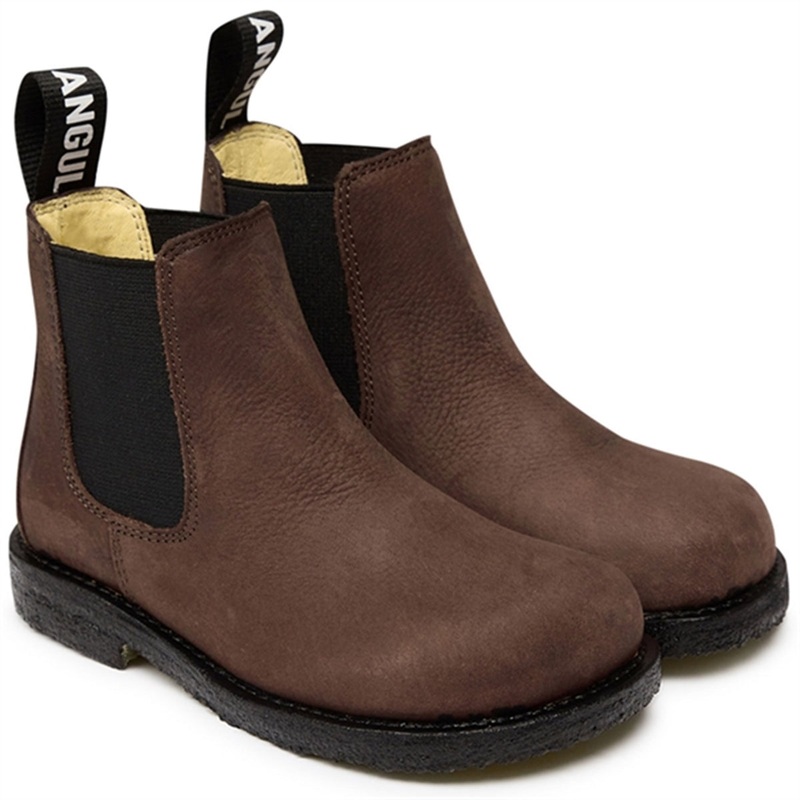 Angulus Boots w Elastic Brown\/Black