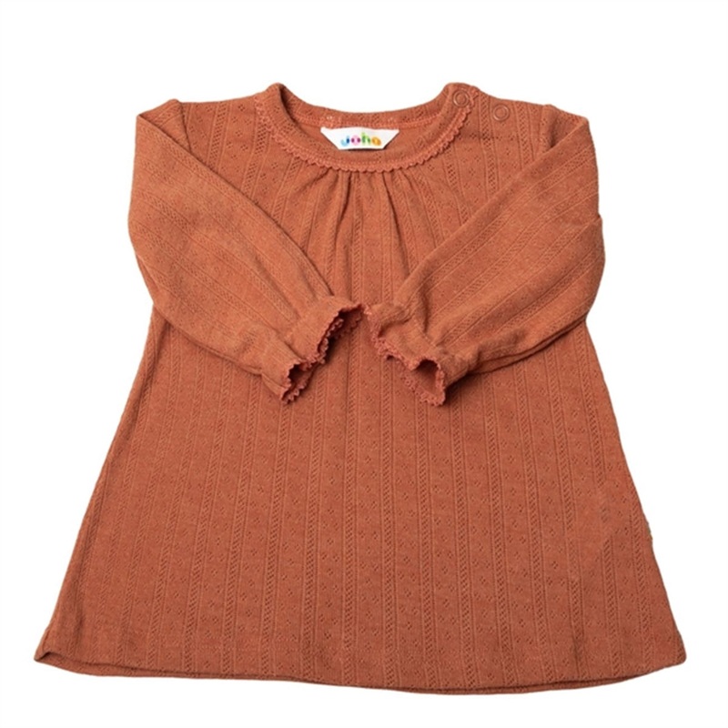 Joha Wool\/Silk Orange Dress