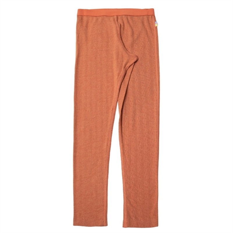 Joha Wool\/Silk Orange Leggings