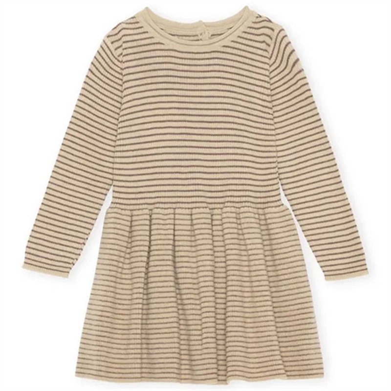 Konges Sljd Peppercorn Stripe Meo Button Dress