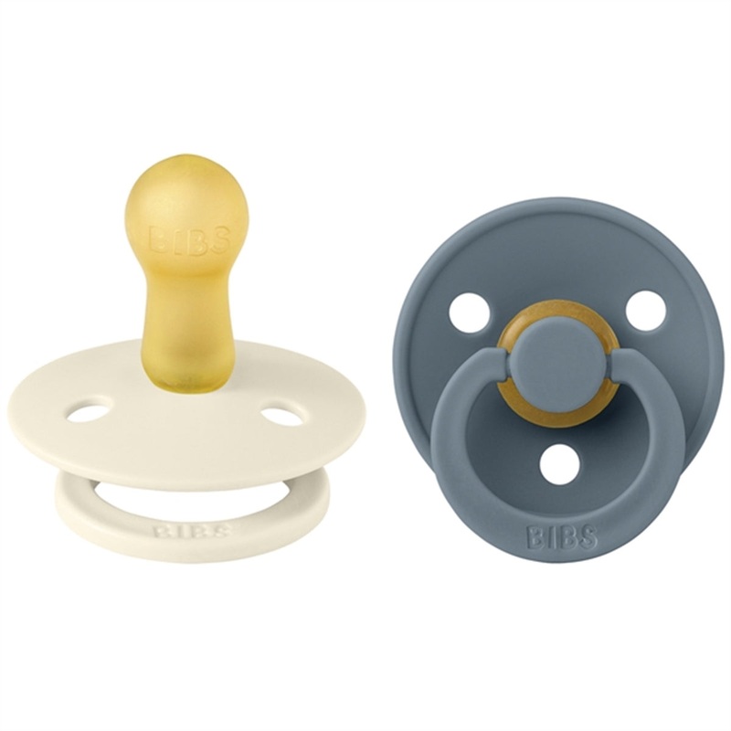 Bibs Colour 2-pack Latex Ivory\/Petrol