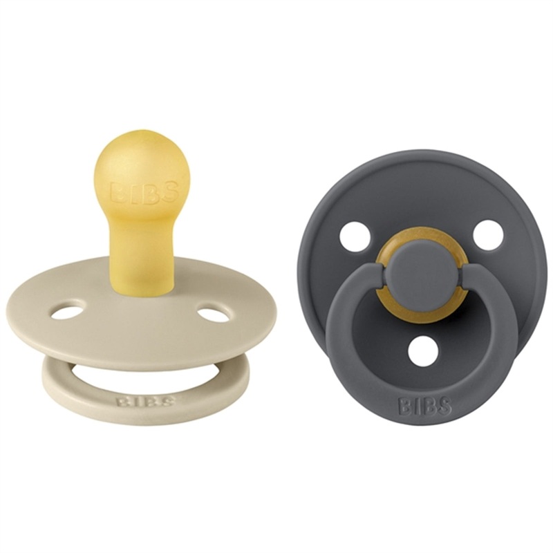 Bibs Colour 2-pack Latex Vanilla\/Iron