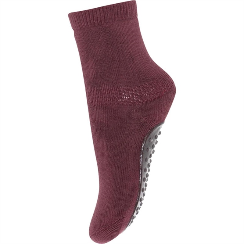 MP 7953 Cotton Socks With Anti-Slip 36 Grape Skin