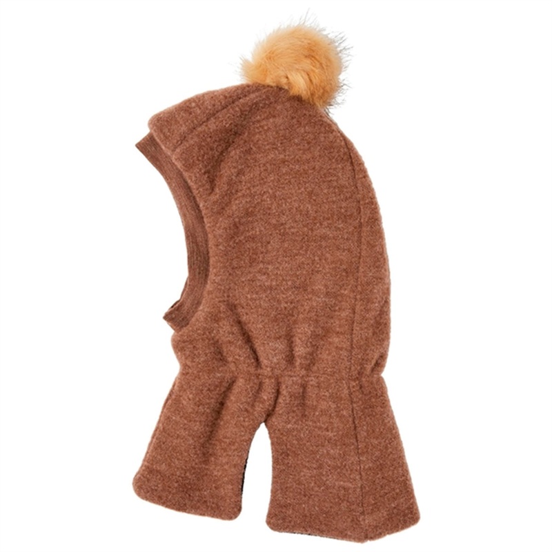 Name it Mino Wool Balaclava w\/Fleece Carob Brown