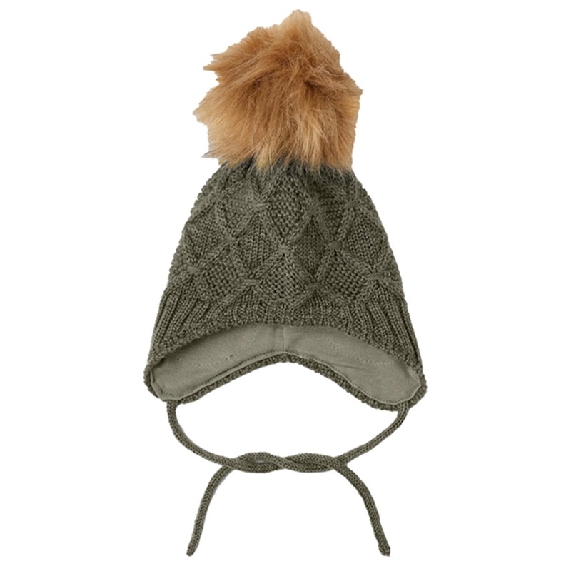 Name it Wrilla Wool Knit Hat Tarmac