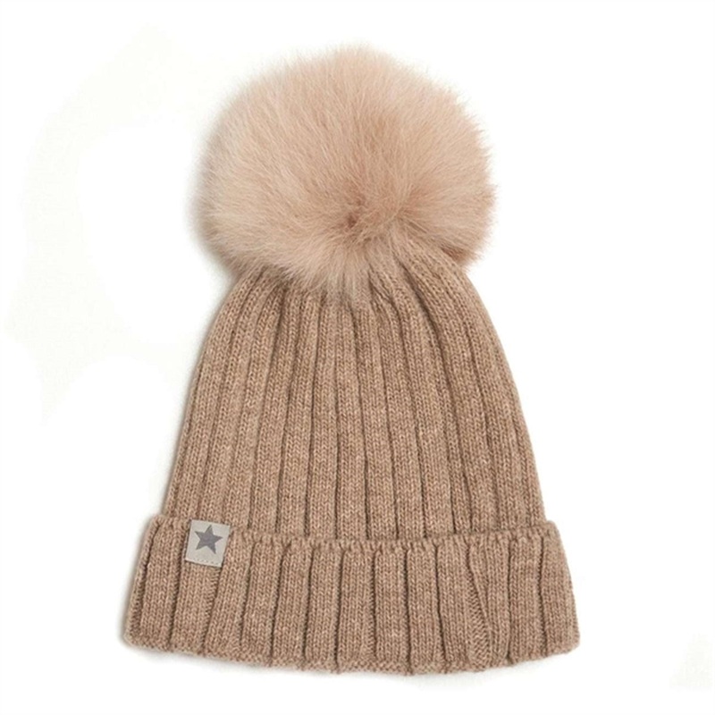 Huttelihut Wool Warmy Hat Camel\/Camel