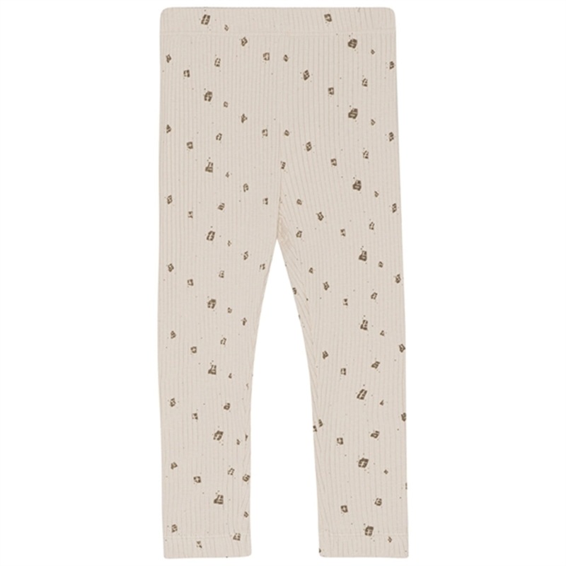 Monsieur Mini Mini Chocolate AOP Simple Leggings