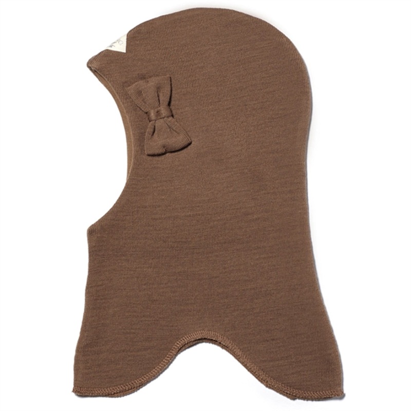 Racing Kids Round Balaclava Wool\/Cotton Bow Acorn