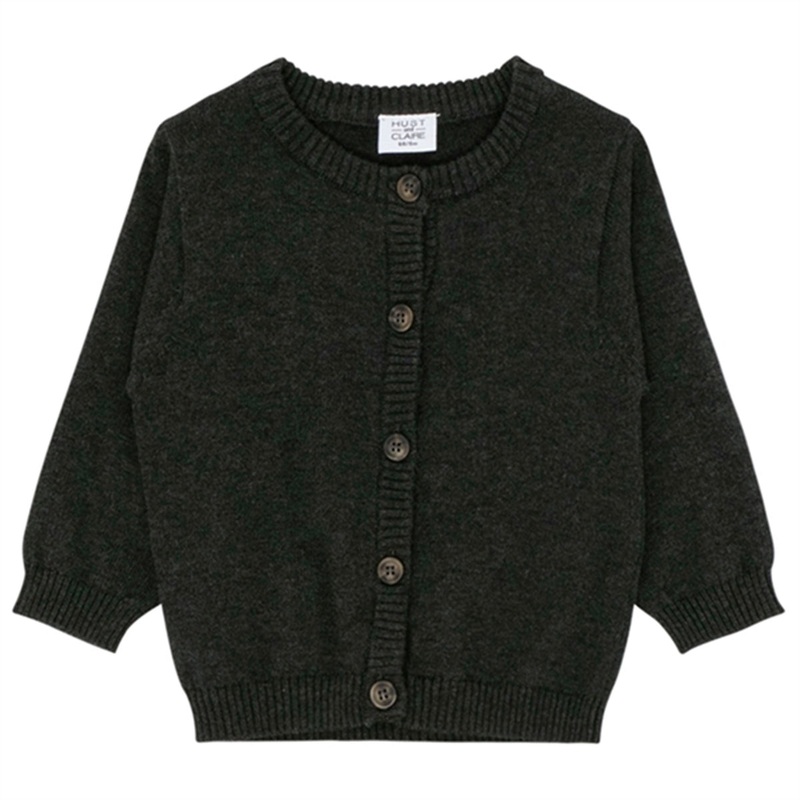 Hust \u0026 Claire Baby Dark Grey Melange Clyde Cardigan NOOS