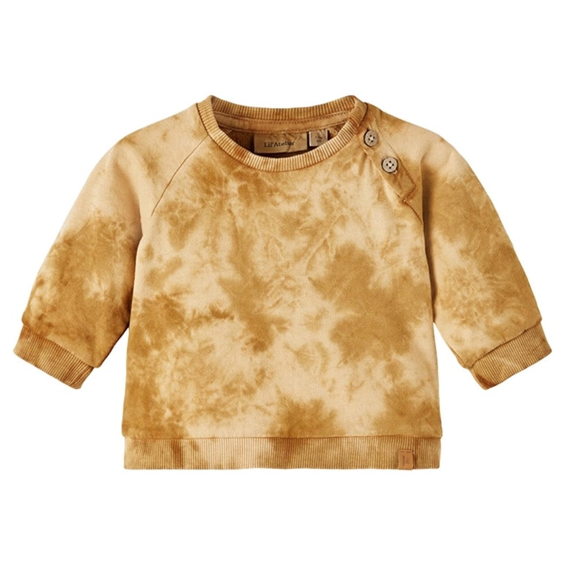 Lil’ Atelier Warm Sand Ralf Loose Sweatshirt