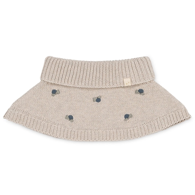 That’s Mine Pistachio Shell Melange Gorgette Knitted Neck warmer Blueberry