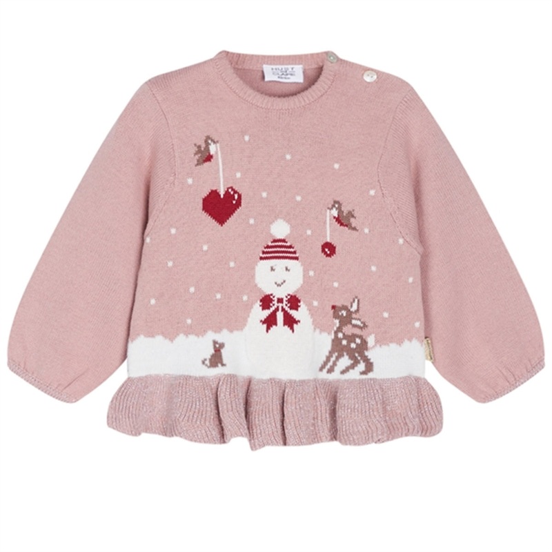 Hust \u0026 Claire Baby Adobe Rose Piline Knit