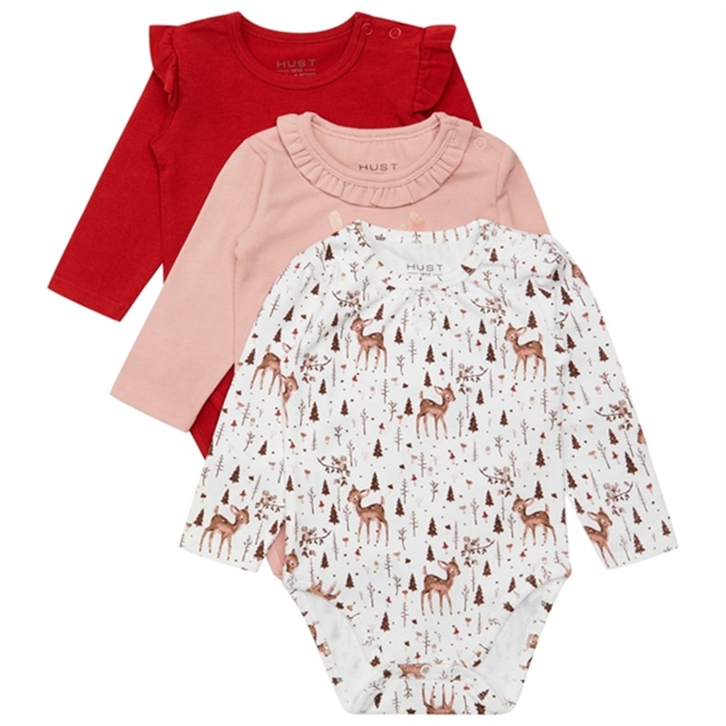 Hust \u0026 Claire Baby Sugar Blue Body 3-pack