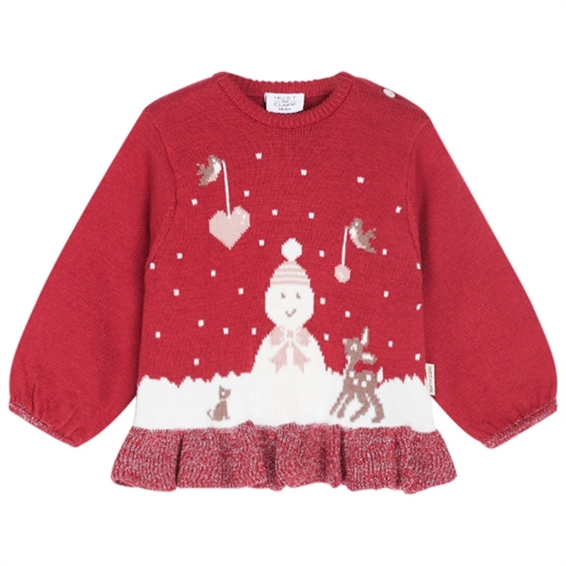 Hust \u0026 Claire Baby Teaberry Piline Knit