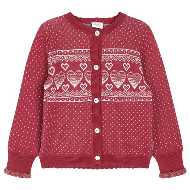 Hust \u0026 Claire Mini Teaberry Claudia Cardigan