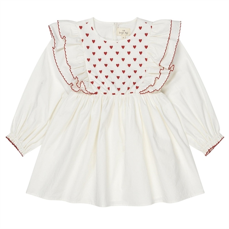 Konges Sljd White Coeur Dress