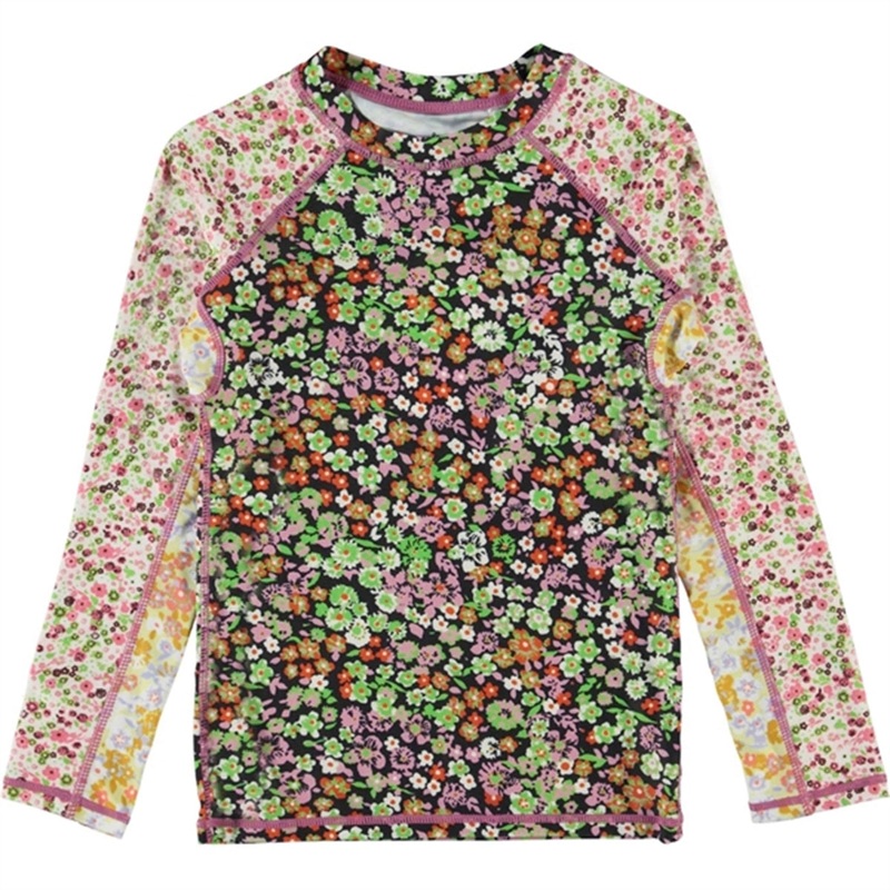 Molo Meadow Night Neptune LS Swim Shirt