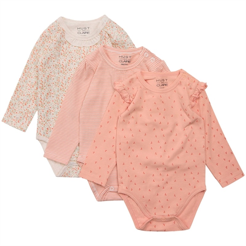 Hust \u0026 Claire Baby Desert Red Blue Body 3-Pak