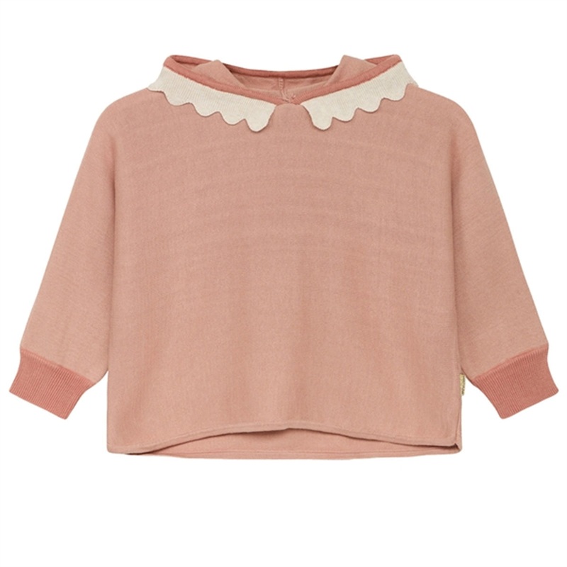 Hust \u0026 Claire Mini Desert Red Poppy Poncho Blouse