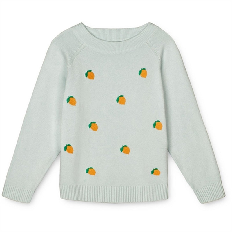 Fliink Ballad Blue\/Sunflower Lemons Favo Embr. Knit