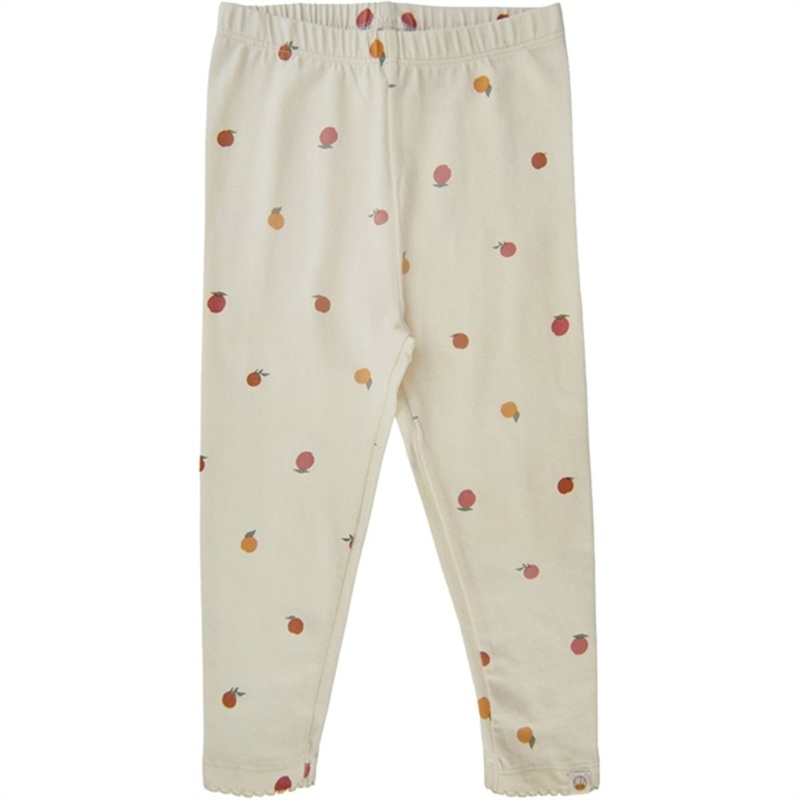 THE NEW Siblings White Swan Fruit Leggings