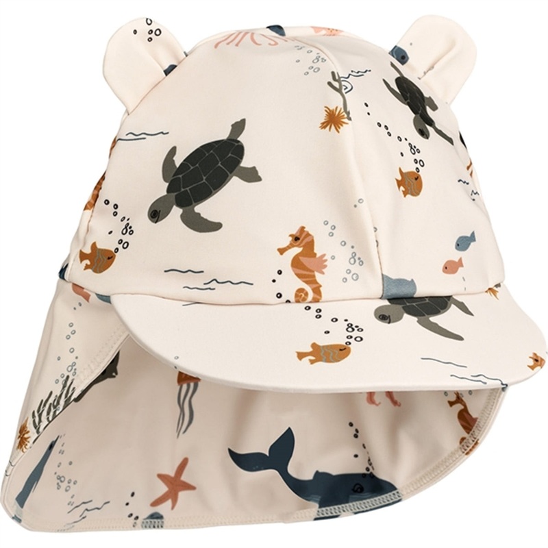 Liewood Senia Sun Hat Sea Creature\/Sandy