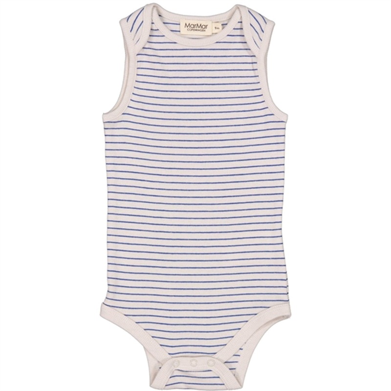 MarMar Modal Rib Space Blue Stripe Bini Body