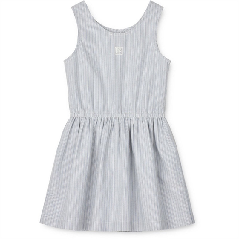 Liewood Idaho Stripe Dress Stripe Creme De La Creme\/Riverside