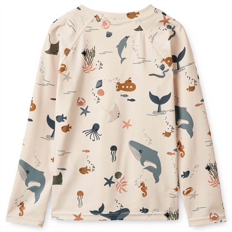 Liewood Noah UV Swim Tee Sea Creature\/Sandy