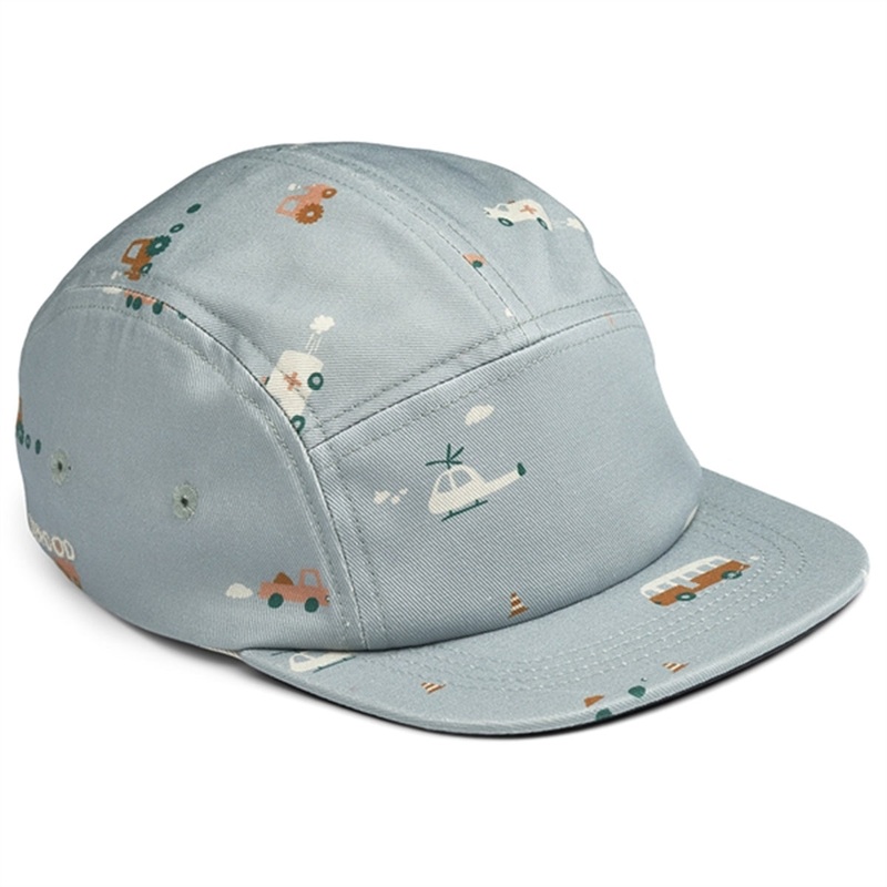 Liewood Rory Cap Vehicles\/Dove Blue