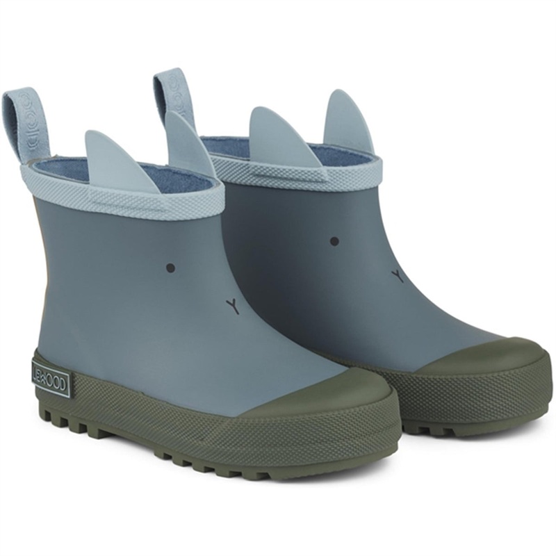 Liewood Tekla Rubber Boots Rabbit\/Whale Blue Mix