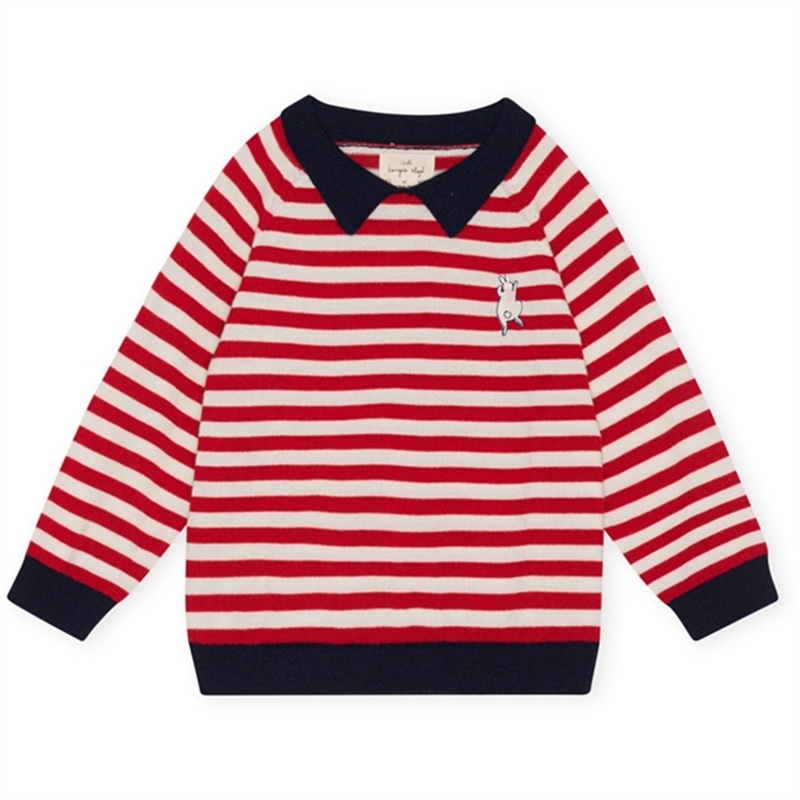 Konges Sljd Cranberry Jade Knit Blouse