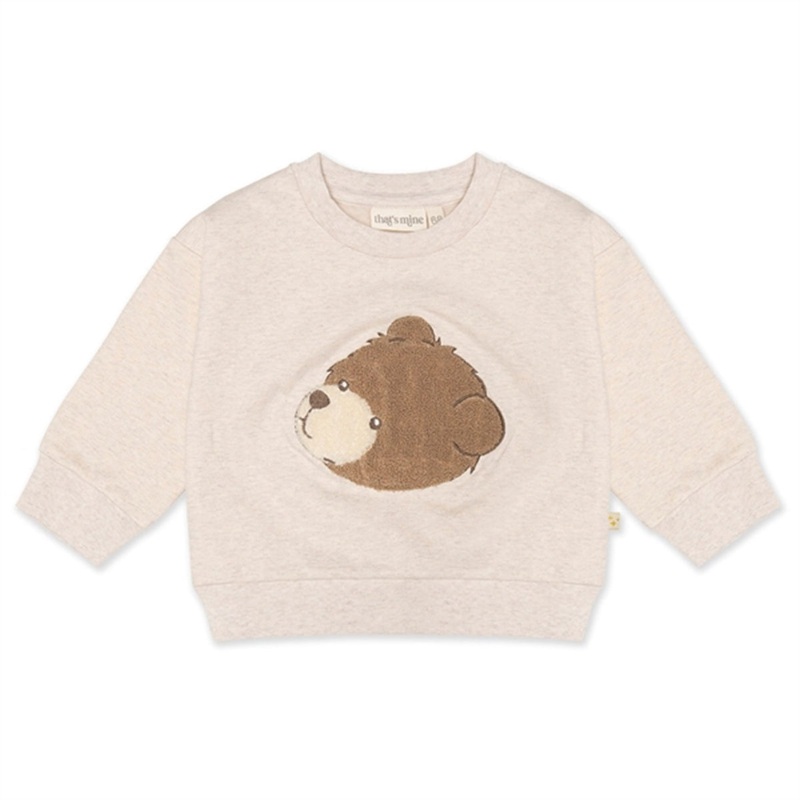 That’s Mine Bear Head Finley Sweatshirt oversize
