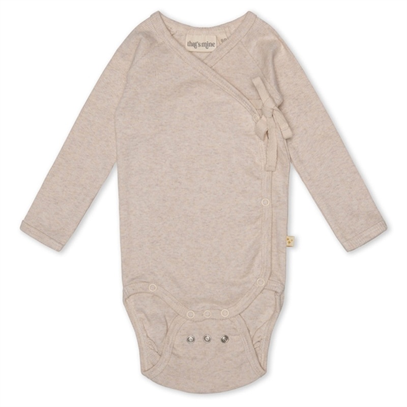 That’s Mine Light Brown Melange Becca Wrap Baby Body