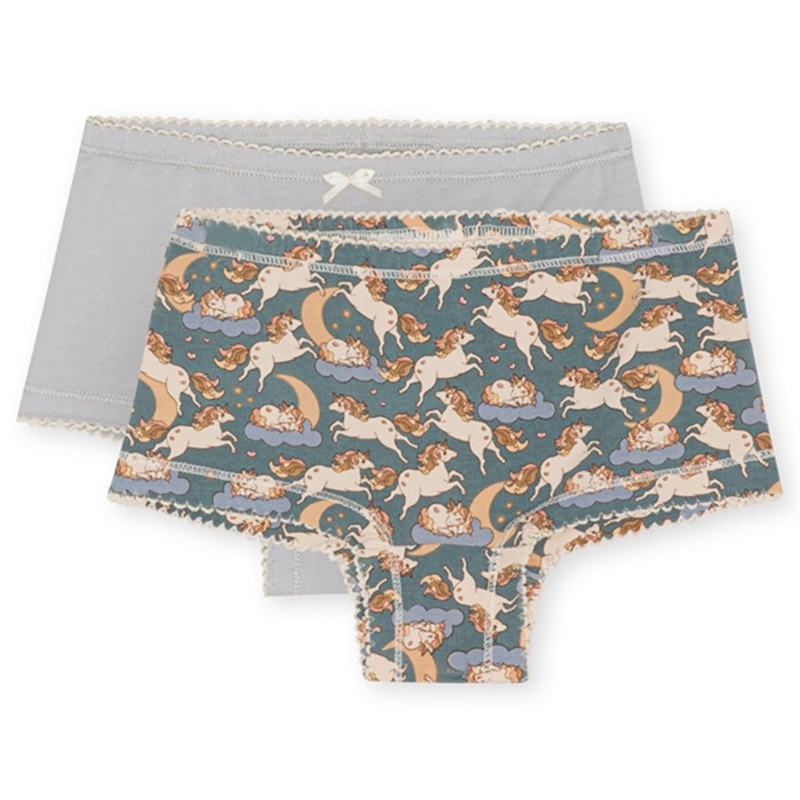 Konges Sljd Basic Hipster 2-pak Unicorn Bleu\/Harbor Mist