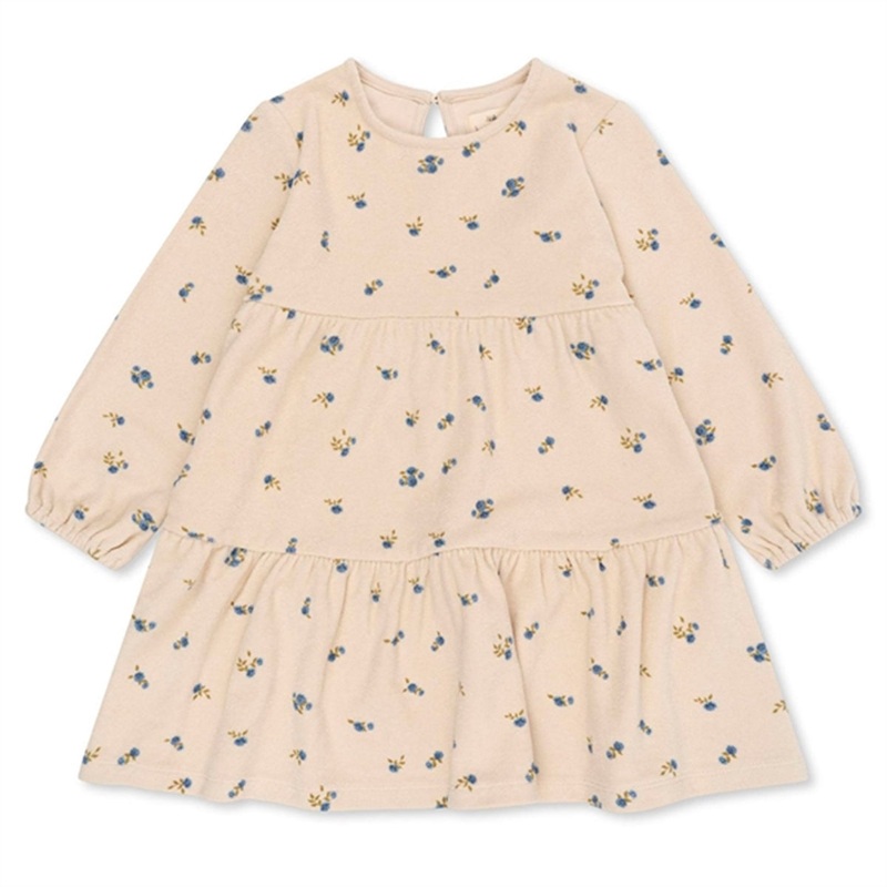 Konges Sljd Bonderose Blue Itty Dress