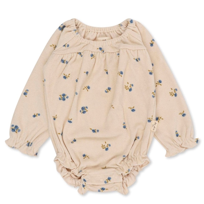 Konges Sljd Bonderose Blue Itty Romper
