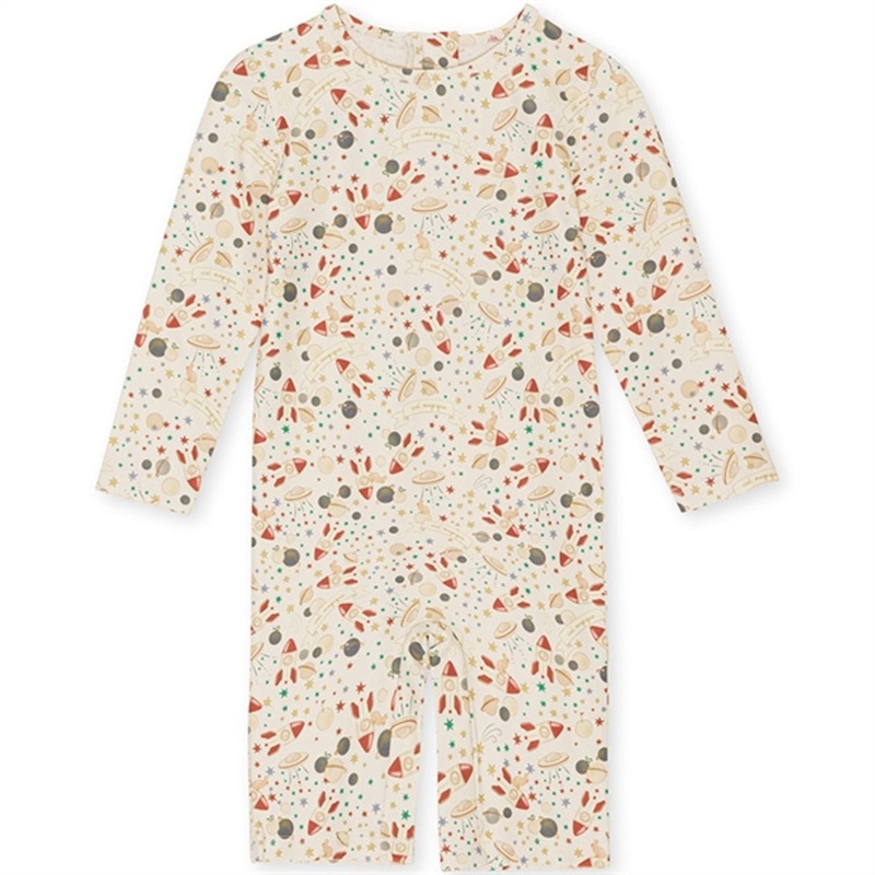 Konges Sljd Ciel Magique Bleu Aster UV Swim Onesie