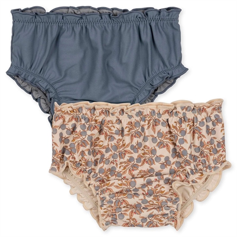 Konges Sljd Orangery Blue Collette Baby Bikini Bottoms 2-pak