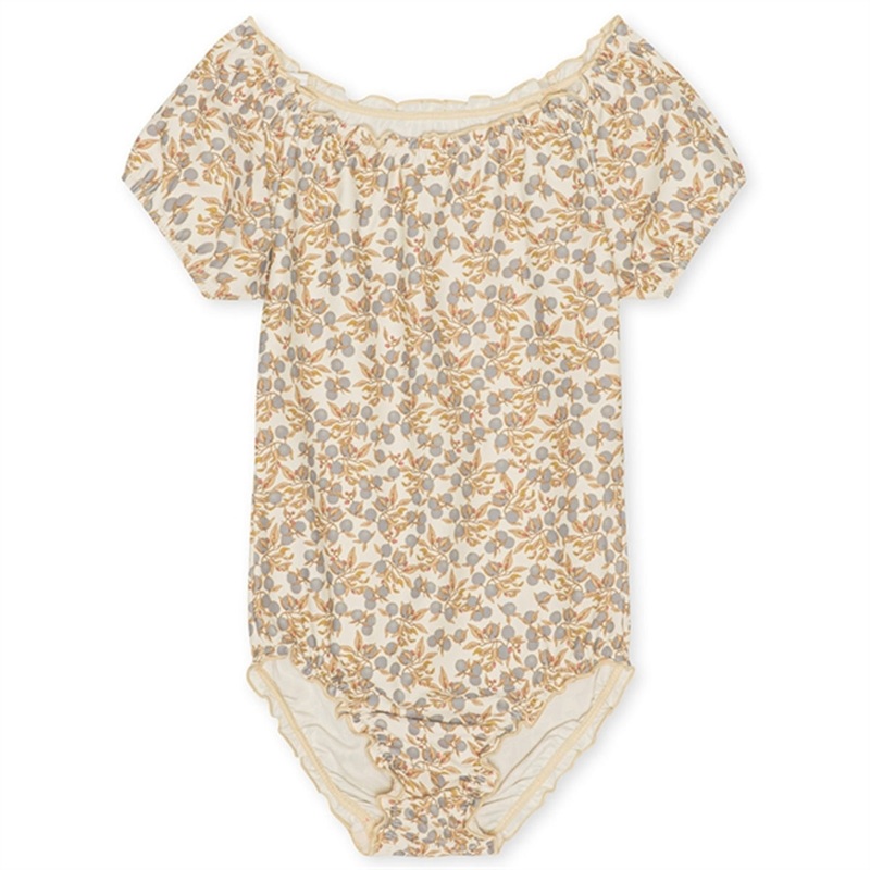 Konges Sljd Orangery Blue Collette Badedragt With Sleeves