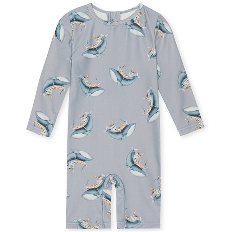 Konges Sljd Whale Boat Aster UV Swim Onesie