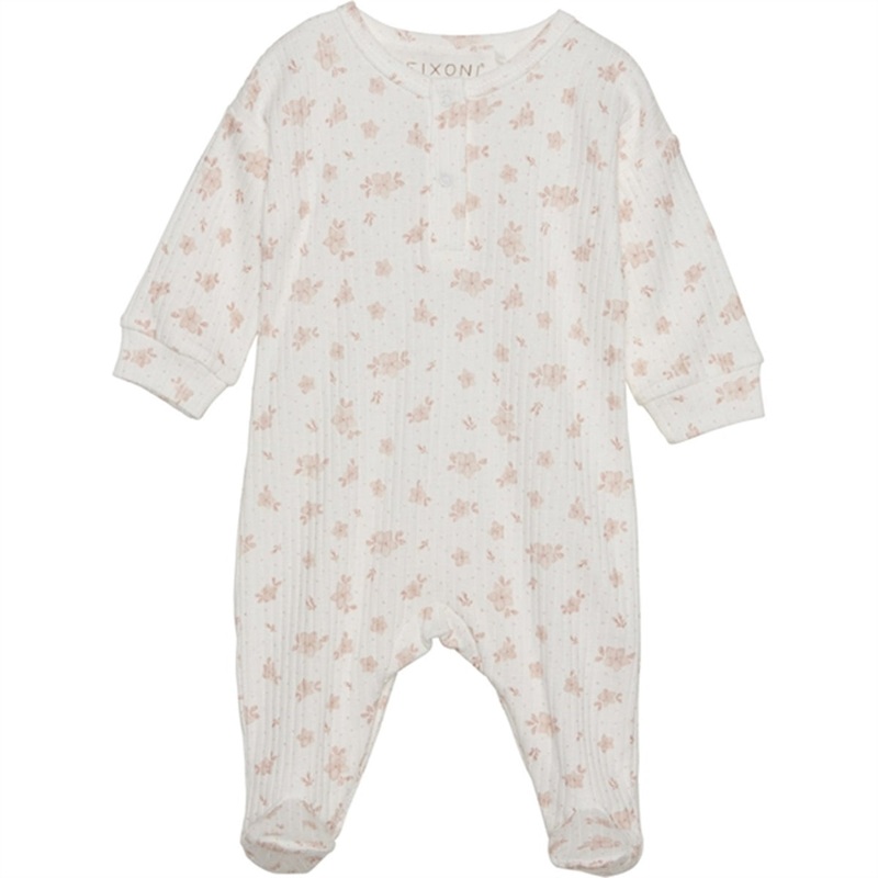 FIXONI Cameo Rose Rib Onesie