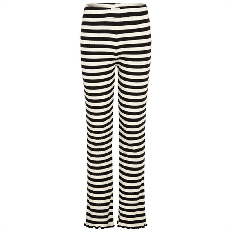 Mads Nrgaard 5×5 Classic Stripe Lala Leggings Black\/Vanilla Ice