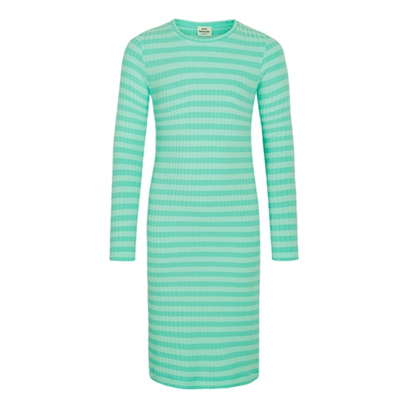 Mads Nrgaard 5×5 Stripe Dubina Dress Stripe\/Cabbage
