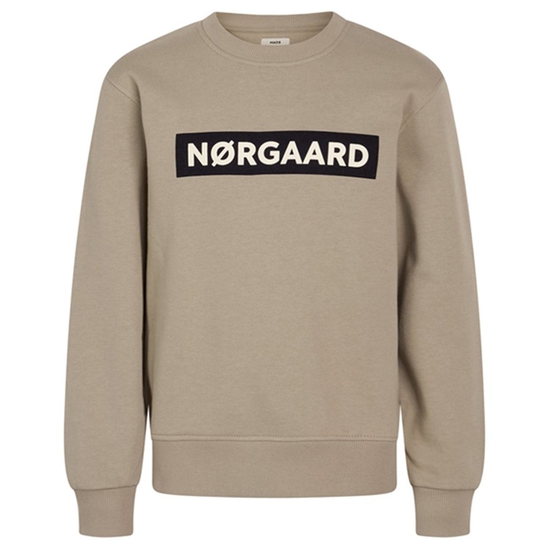Mads Nrgaard Organic Sweat Solo Sweatshirt Vintage Khaki