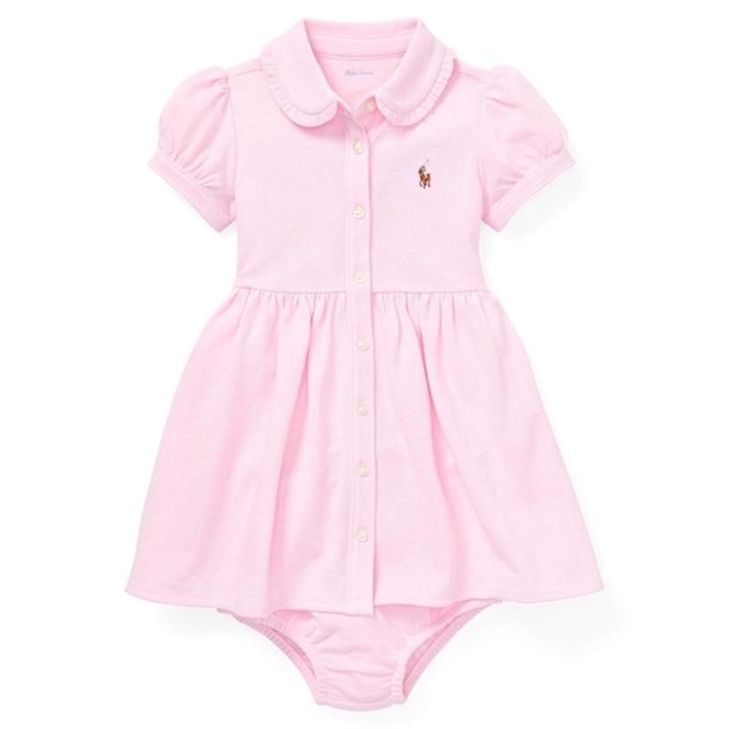 Ralph Lauren undefined Solid Oxford Dress \u0026 Bloomer Carmel Pink