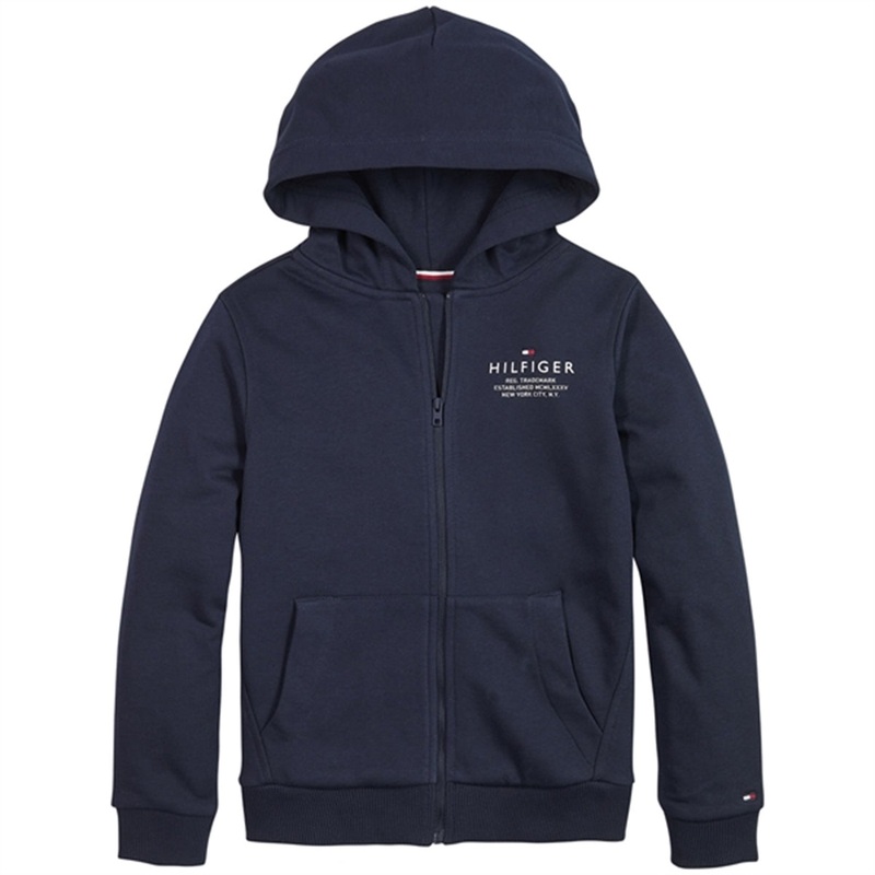 Tommy Hilfiger Logo Hoodie med Lynls Desert Sky